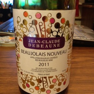 Debeaune Beaujolais Nouveau 2011