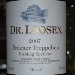 Dr Loosen Erdener Treppchen Riesling Spatlese 2007