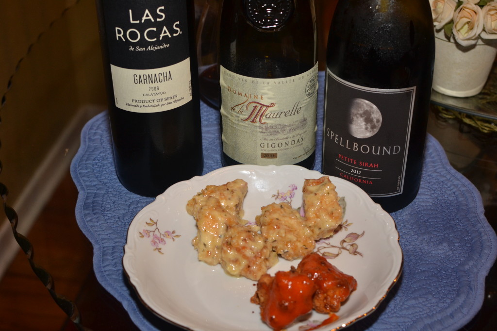 Pairing Wine with Parmesan Garlic chicken wings