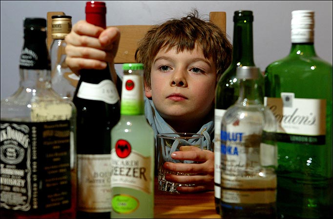 Is it bad if kids drink booze