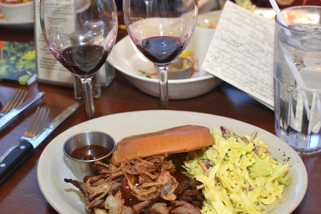 Pairing Sequoia Grove Cabernet Sauvignon with barbecue beef tri-tip