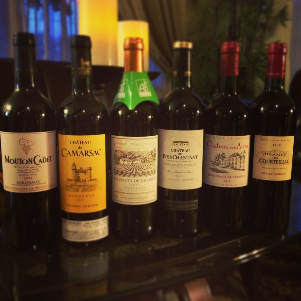 Six Bordeaux Red Wines for the Holidays