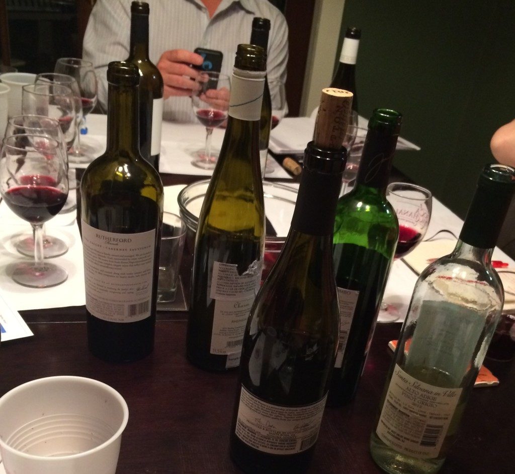 This Week’s Blind Tasting Wines