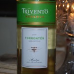 Trivento Torrontes white wine from Argentina
