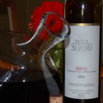 Decanting the Barolo
