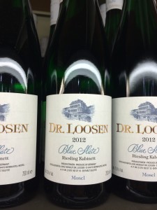 Dr Loosen 2012 Blue Slate thanksgiving wine
