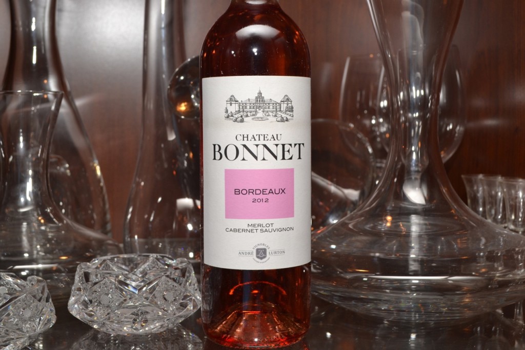 Chateau Bonnet 2012 Rose from Bordeaux, France